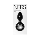 VERS Rechargeable Silicone Plug Vibe 12.5cm Long Black Butt Plugs - Vibrating